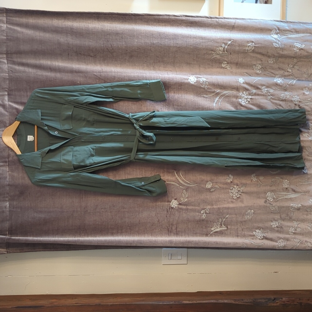 Gap long sleeve maxi dress
